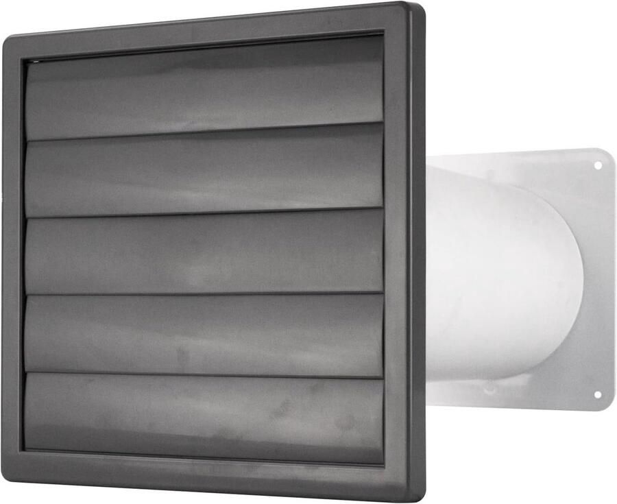 Wanddoorvoer Afzuigkap Muurdoorvoer Ventilatie Afzuiging Ventilatie Zonder Terugslagklep Ø 150 mm Grijs