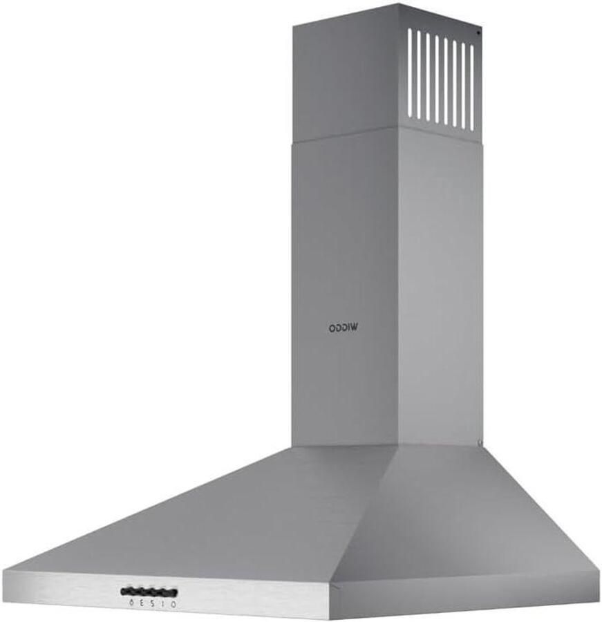 Wandschouw Afzuigkap Keuken Ventilator Frisse Keuken Eco Double Vented 50 cm Roestvrijstaal