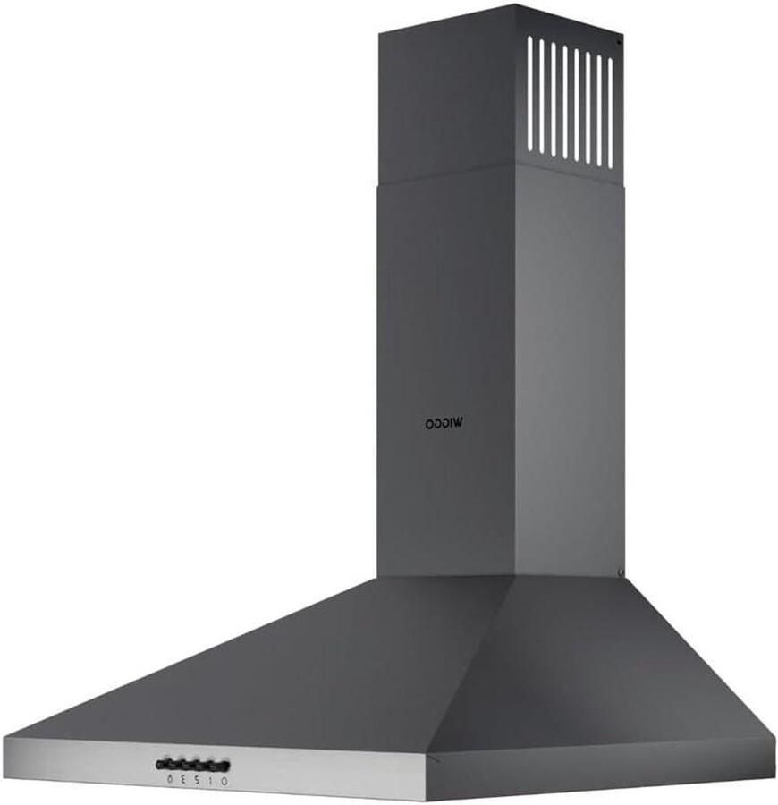 Wandschouw Afzuigkap Keukenventilator Lucht Zuiveren 5 Jaar Garantie 50 cm Grijs - Foto 1