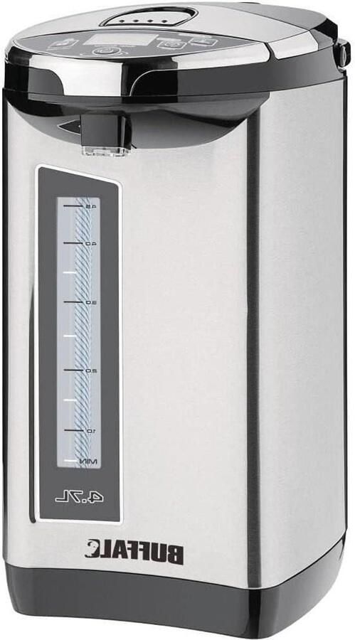 Warme Drank Dispenser Waterkoker Thermos Grote Hoeveelheden Temperatuur Selectie 4.7 Liter Zilver