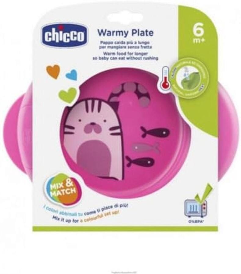 Warmhoudplaat voor kinderen 6M+ roze