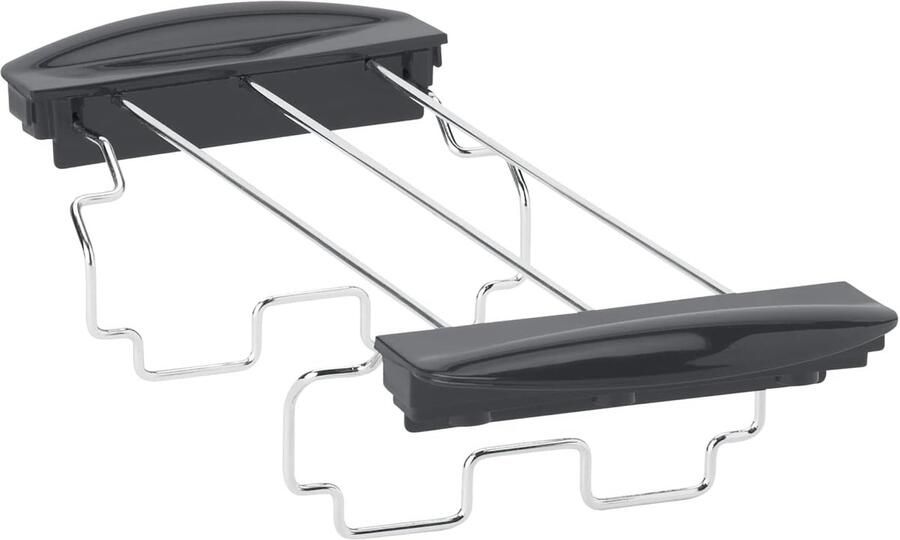 Warmhoudrek Broodrek Serveerrek Brood Warmhouden Stijlvol Design 33x11x4 cm Zwart