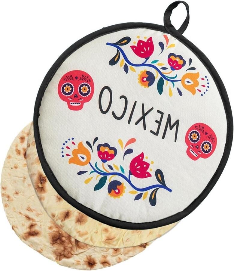 Warmhoudtas Tortilla Geïsoleerde Tas Voedsel Warm Houden Magnetron Ovenbestendig 30 cm Stijl E