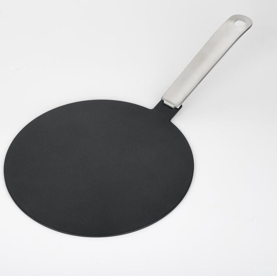 Warmte Diffuser Ring Inductie Adapter Plaat Gelijkmatig Koken Met Afneembaar Handvat 24cm Diameter Zwart