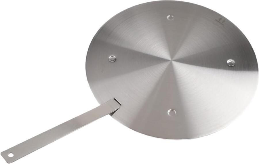 Warmte Diffusor Plaat Inductie Adapter Gelijkmatig Koken Drielaagse Constructie 280mm Zilver