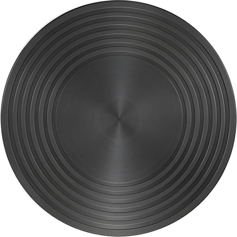 Warmte Diffusor Plaat Kookplaat Accessoire Gelijkmatig Koken Beschermt Kookgerei 24 cm Diameter Donkergrijs