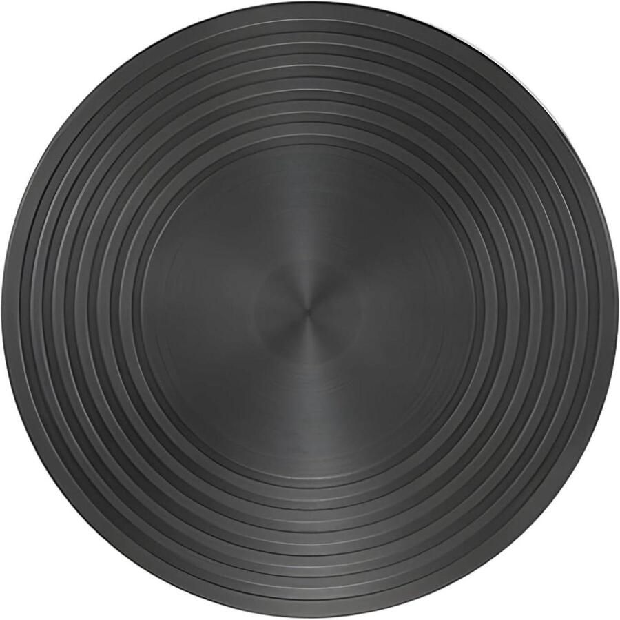 Warmte Diffusor Plaat Suddercirkel Gasfornuis Gelijkmatig Koken Beschermt Kookgerei 24 cm Diameter Donkergrijs