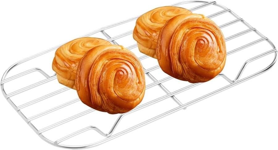 Warmte- en Afkoelrek Bakrooster Keukengerei Bakken en Grillen Zwaar Belastbaar RVS