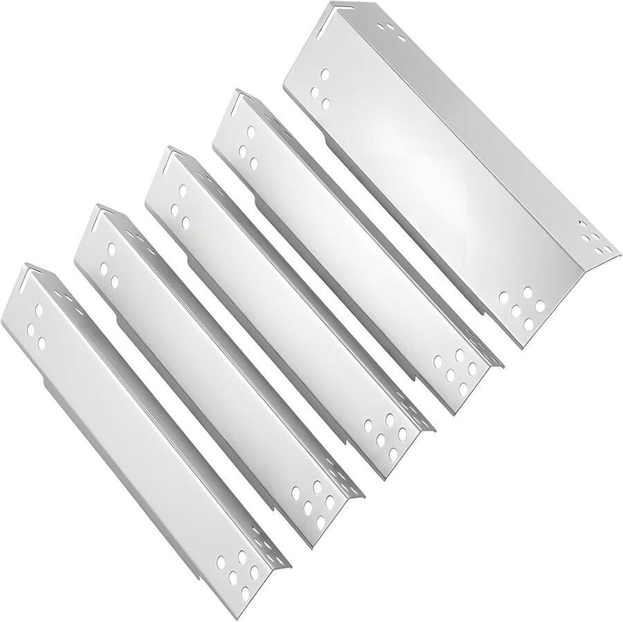 Warmte Plaat Set Grill Onderdelen Buiten Koken Roestvrij Staal 5 Stuks Zilver