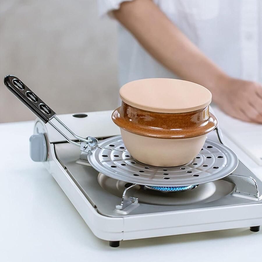 Warmtediffuser Inductieplaat Hitteverspreider Kookplaat Gelijkmatig Koken Voorkomt Aanbranden 20 cm Koffie
