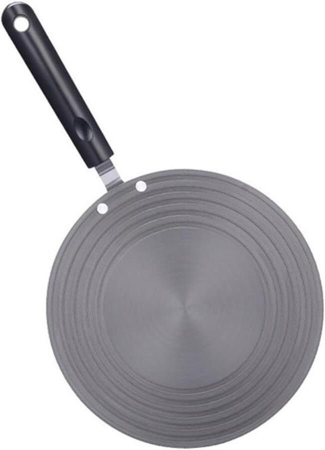 Warmtegeleidende Plaat Ontdooiplank Koken Voedsel Bereiden Dubbele Functie 28cm Diameter Zwart