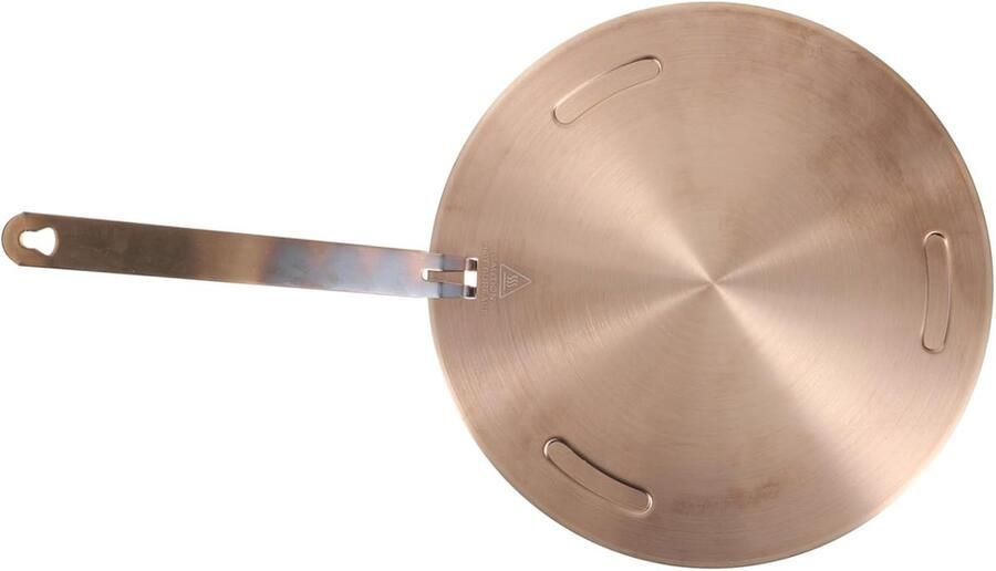 Warmteoverdracht Plaat Inductie Adapter Koken Op Gas Veilig Hitte Management 28cm Diameter Zilverkleurig