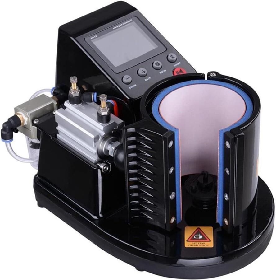 Mokken Persmachine Hittepers Printer Decoratie Ontwerpen Automatische Controle 11 oz Zwart Wit