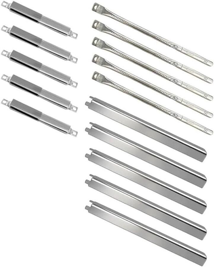 Warmteplaat Grill Grillplaat Hitteplaat Barbecue Onderhoud Roestvrij Staal 40 x 4 cm Zilver