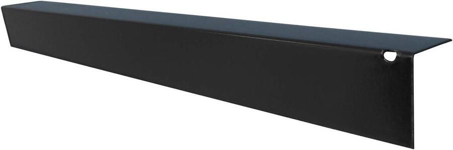 Warmteplaat Grill Hitteplaat RVS Barbecue Reparatie Porselein Staal 395 cm Zwart