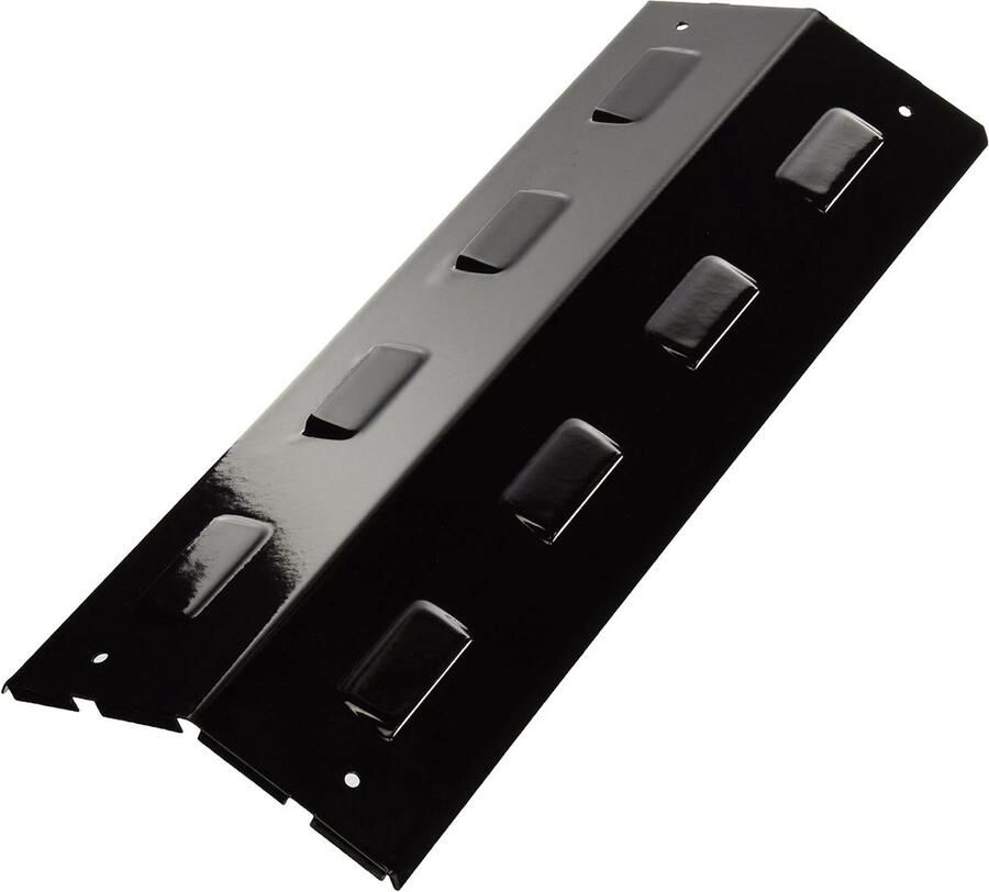 Warmteplaat Grill Reserveonderdeel Grill Reparatie Porselein Staal 42.7 x 15.6 cm Zwart