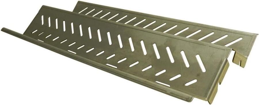 Warmteplaat Grillplaat Gasgrill Reparatie Roestvrij staal 3588 x 1794 cm Zilver