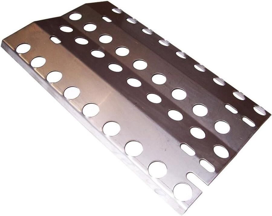 Warmteplaat RVS Grillplaat Vervanging Barbecue Reparatie Roestvrij Staal 165 x 10625 inch Zilver