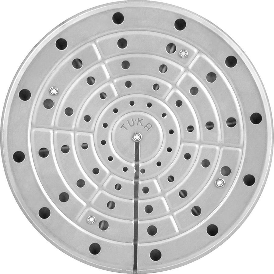 Warmteplaat RVS Vlamverdeler Warmhoudplaat Gelijkmatig Koken Voorkomt Aanbranden 20 cm diameter Zilver