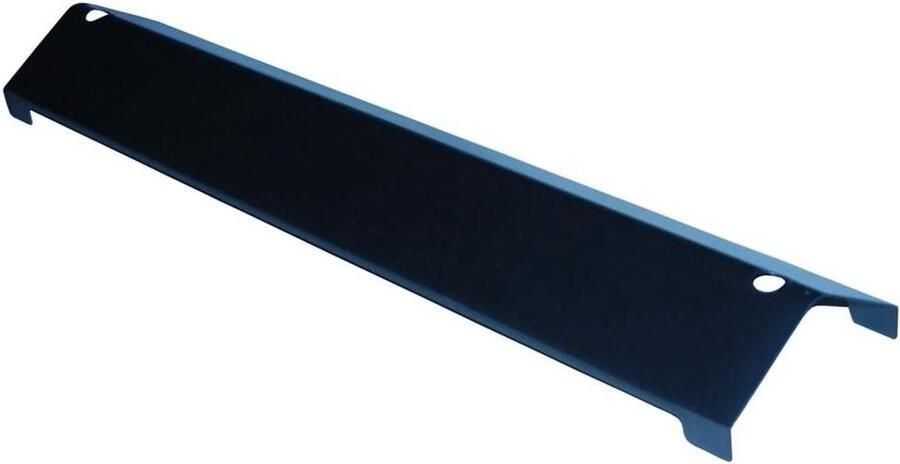 Warmteplaat Vervanging Grill Onderdeel Barbecue Reparatie Porselein Staal 43 x 9 cm Zwart
