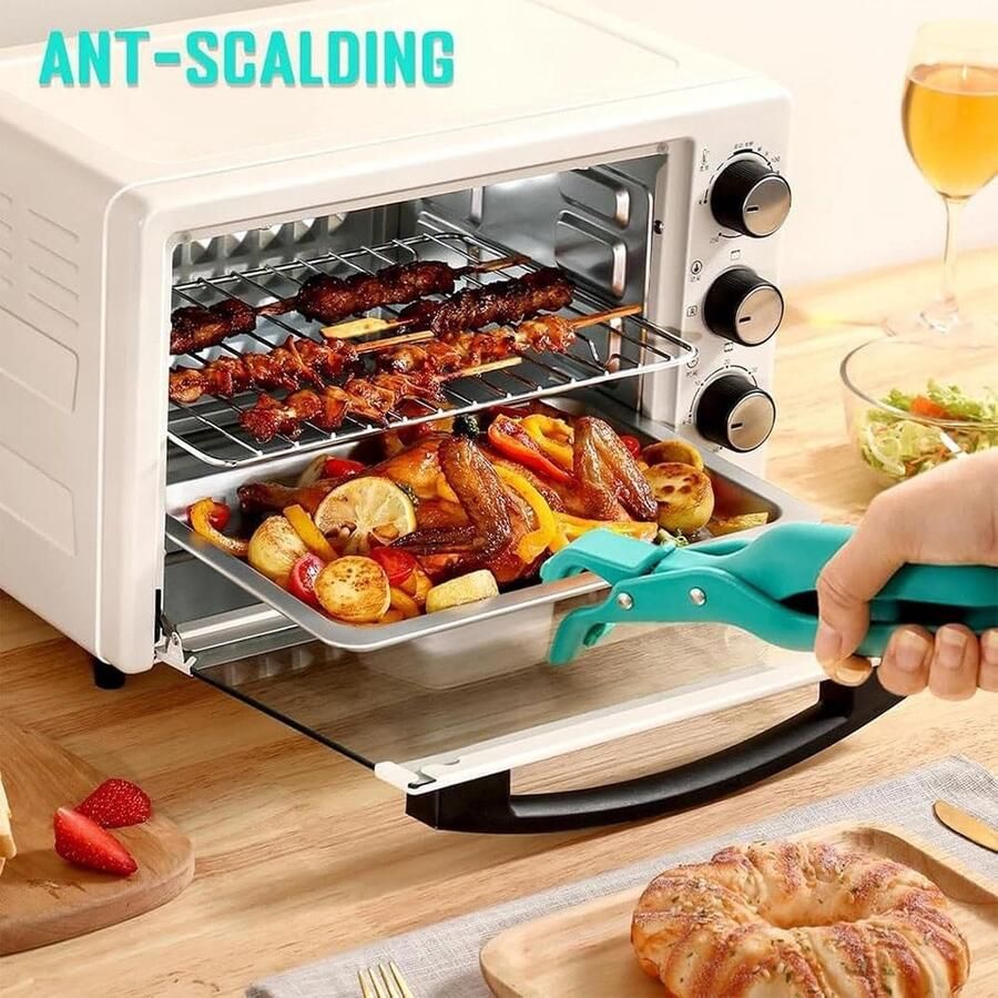 Warmteplaatgrijper Hete schotelklem Anti-verbrandingstang Veilig Koken Meerhoekig Ontwerp Niet gespecificeerd Multi kleuren