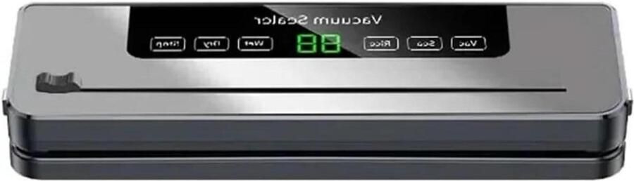 Warmtesealer Vacumeermachine Voedsel Vers Houden Digitale Display 30cm Afdicht Zilver-Grijs