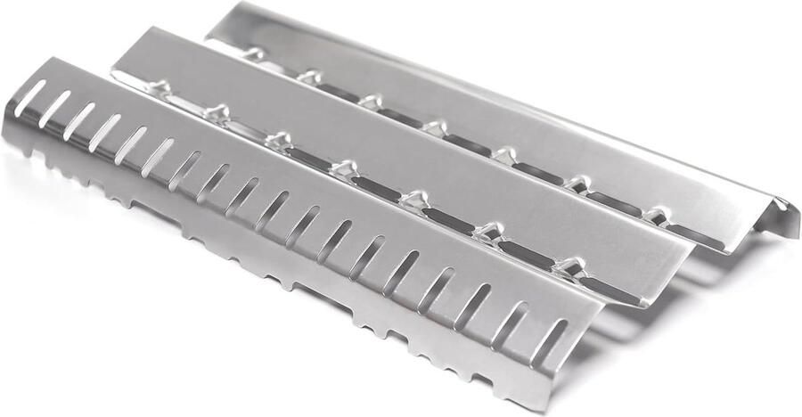 Warmtetent Barbecue Smaakverdeler Grill BBQ Smaak Verbeteren Roestvrij Staal 467 cm Zilver