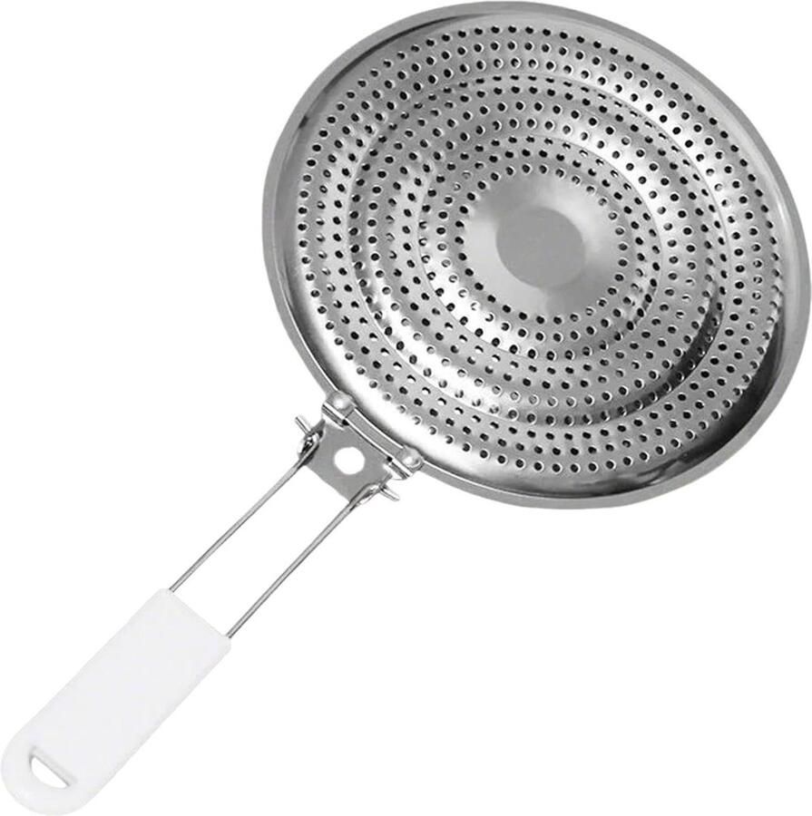 Warmteverdeler Kookplaat Vlamverdeler Fornuis Gelijkmatig Koken Roestvrij Staal 20 cm breed Meerkleurig