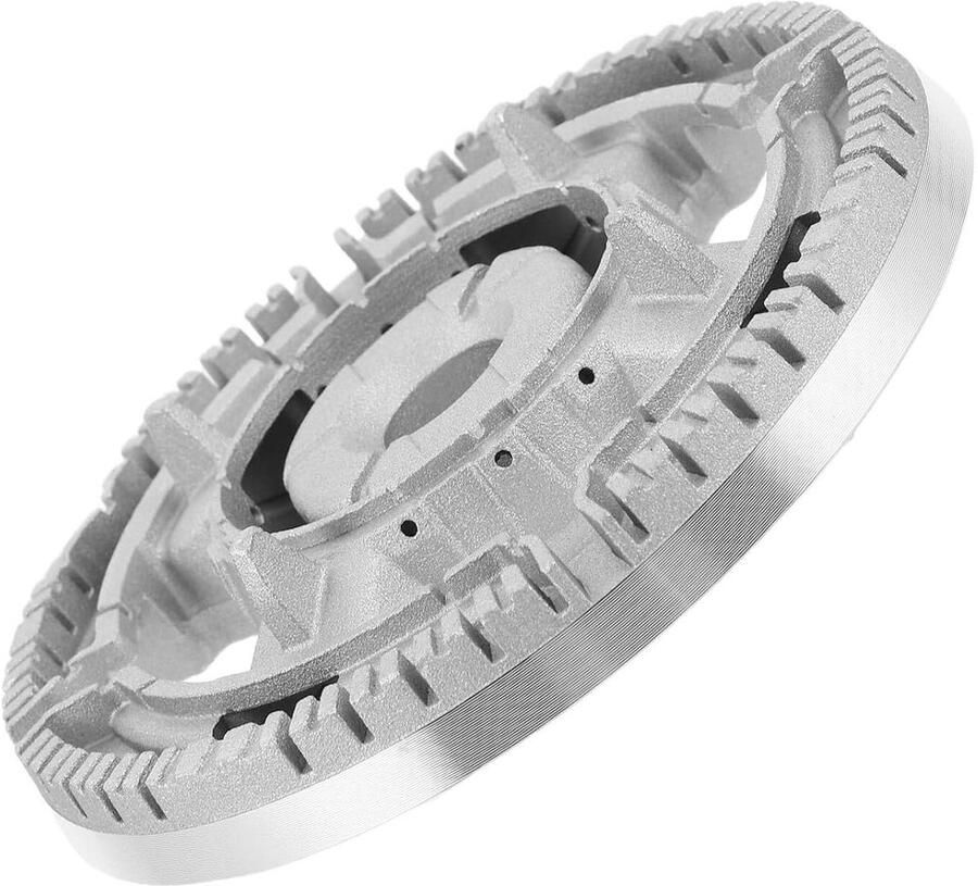 Warmteverdeler Gasfornuis Hitteverdeler Kookplaat Gelijkmatig Koken Robuuste Metalen Constructie 12.8 x 12.8 x 4.4 cm Zwart