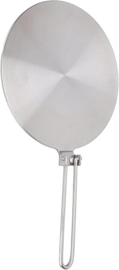 Warmteverdeler Plaat Fornuis Ring Gelijkmatig Koken Met Veiligheidsgreep 25 x 25 cm Rood
