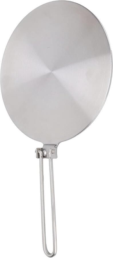 Warmteverdeler Plaat Foruist Accessoire Gelijkmatig Koken Met Veiligheidsgreep 25x25 cm Zwart