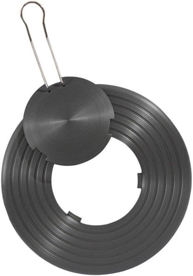 Warmteverdeler Plaat Gasfornuis Adapter Gelijkmatig Koken Dikke Aluminium Legering 26 cm Diameter Zilver