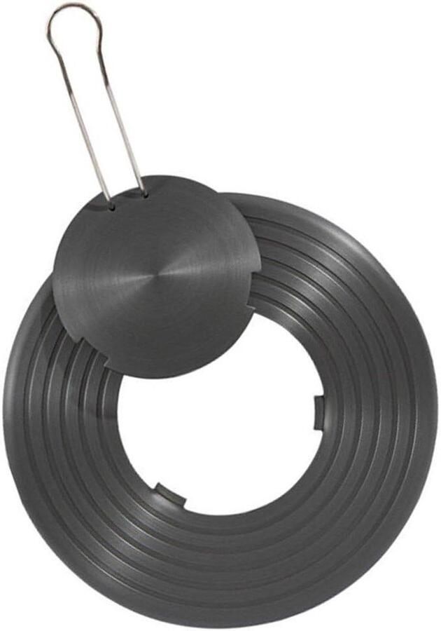 Warmteverdeler Plaat Inductie Adapter Gelijkmatig Koken Aviation Aluminium 26 cm Zilver