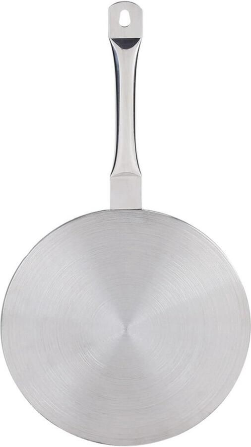 Warmteverdeler Plaat Inductie Converter Gelijkmatig Koken Roestvrij Staal 22 cm Diameter Zilverkleurig