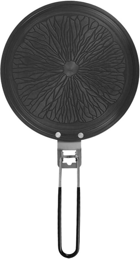 Warmteverdeler Plaat Kookplaat Accessoire Gelijkmatig Koken Aluminium Materiaal 28cm Diameter Zwart