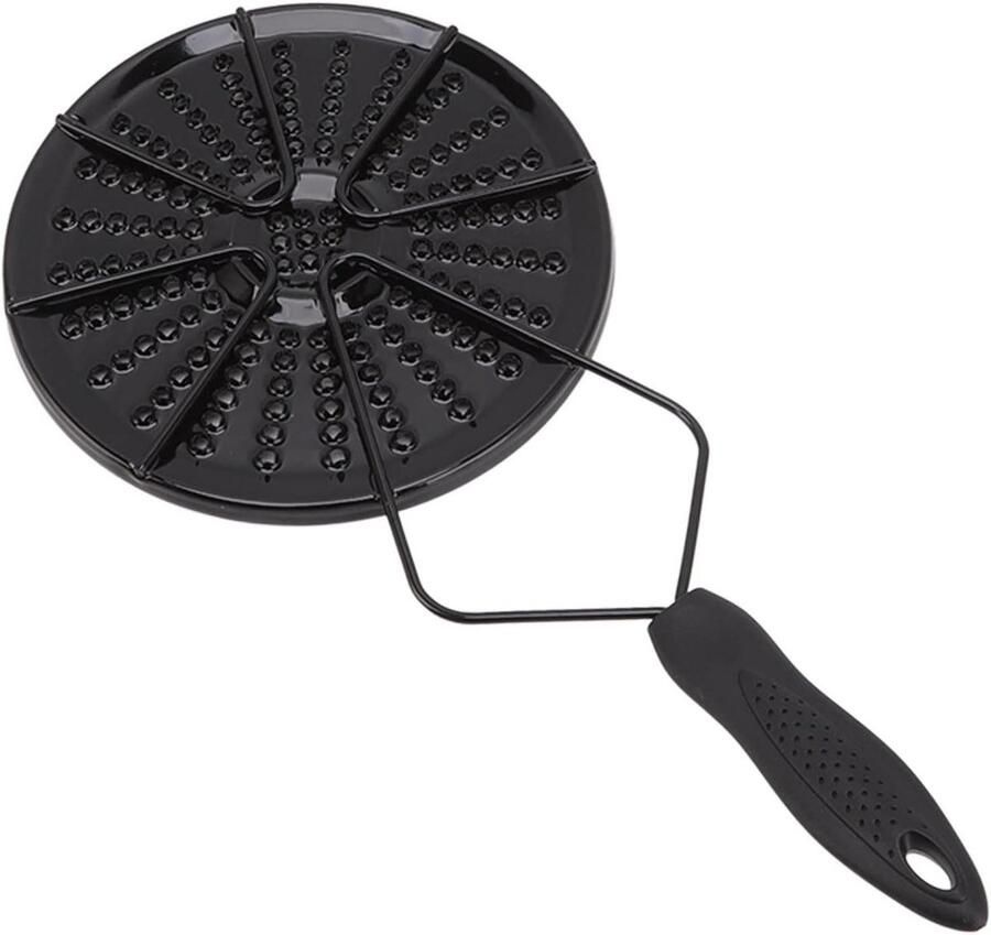 Warmteverspreider Gasfornuis Sudderplaat Gietijzer Gelijkmatig Koken Efficiënte Warmteverdeling 38x19x2 cm Zwart