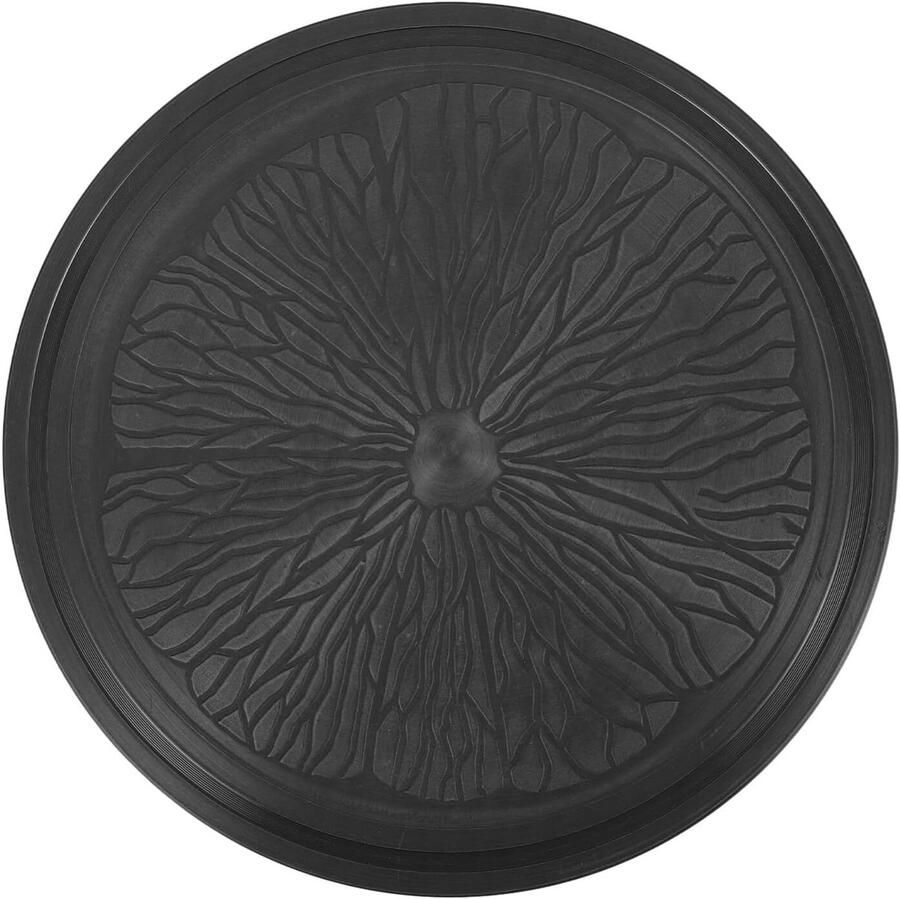 Warmteverspreider Gasfornuis Sudderplaat Vlambeschermer Gelijkmatig Koken Duurzaam Aluminium 23.5 cm Zwart
