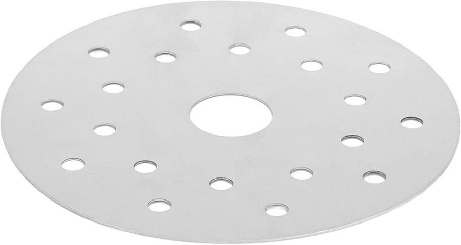 Warmteverspreider Kookplaat Converter Schijf Koken op Inductie Roestvrij Staal 17 x 17 cm Zilver