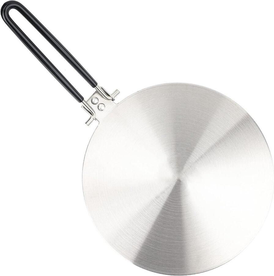 Warmteverspreider Kookplaat Inductie Adapter Gelijkmatig Koken Roestvrij Staal Constructie 945 inch Zilver