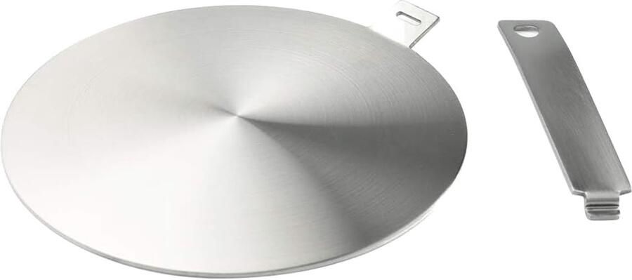 Warmteverspreider Plaat Inductie Adapter Gelijkmatig Koken Afneembaar Handvat 14cm Diameter Koffie