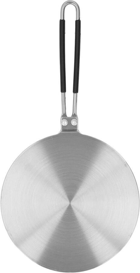 Warmteverspreider Plaat Kookplaat Accessoire Gelijkmatig Koken Roestvrij Staal 36x21x6 cm Zilverkleurig