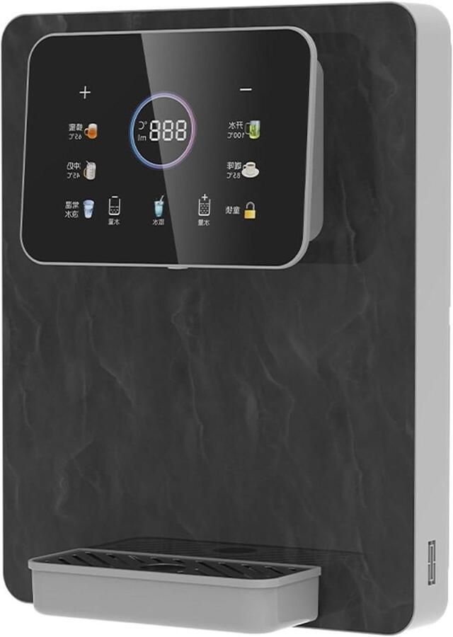 Warmwaterdispenser Direct koken Snel warme drank Kinderslot touchscreen 31x16x40 cm Wit of Zwart