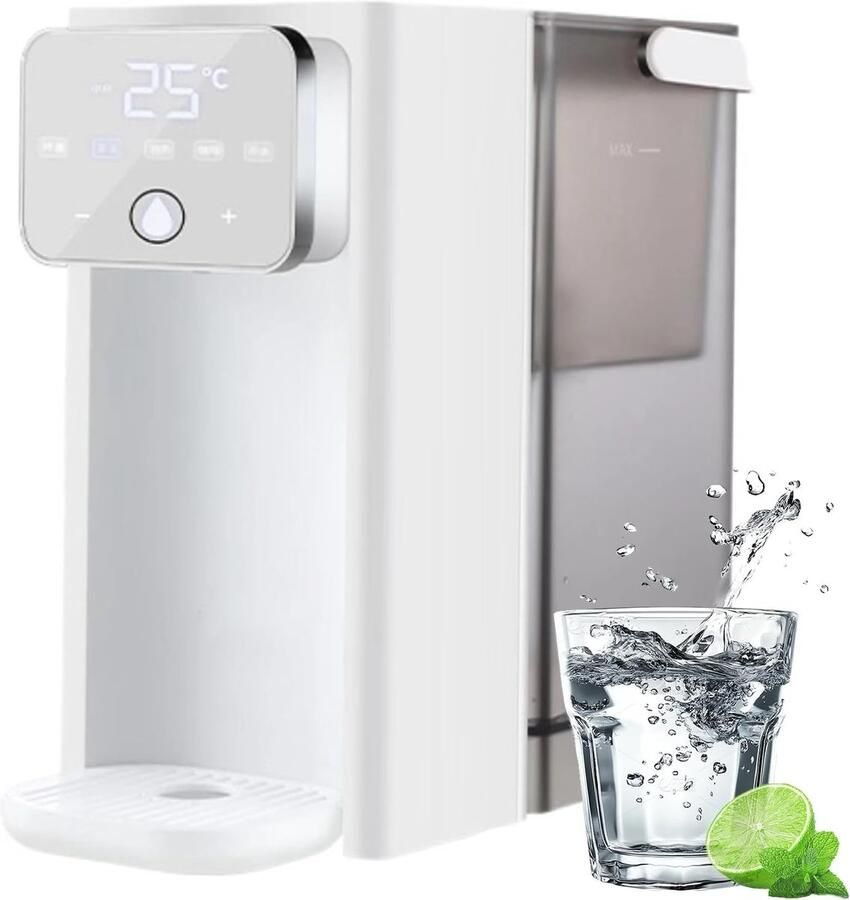 Warmwaterdispenser Direct warm water Drinken en koken Snelle verwarming 2000W 3 Liter tank Wit