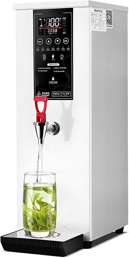 Warmwaterdispenser Elektrische waterkoker Café en kantoor Instelbare temperatuur 60 liter per uur Wit