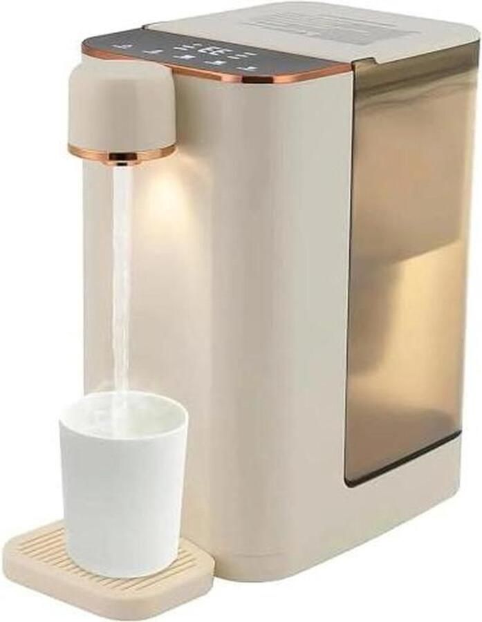 Warmwaterdispenser Elektrische waterkoker Direct heet water 5 temperatuurinstellingen 3 liter tank Zwart