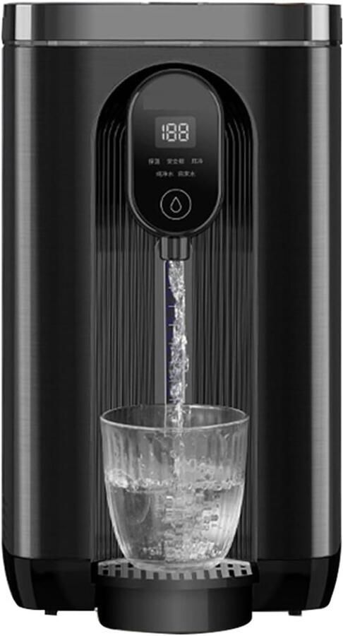 Warmwaterdispenser Elektrische waterkoker Direct warm water Automatische watertoevoer 5 liter inhoud Zwart