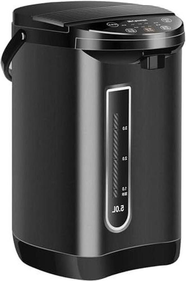 Warmwaterdispenser Elektrische waterkoker Thee en koffie Vijf temperatuurinstellingen 5 liter inhoud Zilver