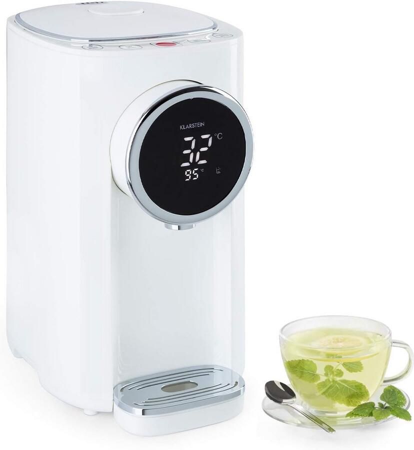 Warmwaterdispenser met 5L Tank Instelbaar tot 95°C RVS Waterkoker