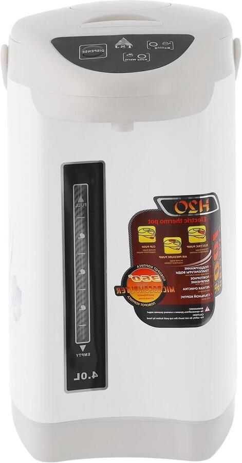 Warmwaterdispenser Thermoskan Waterkoker Direct Heet Water Temperatuur Behoud 4 Liter Wit