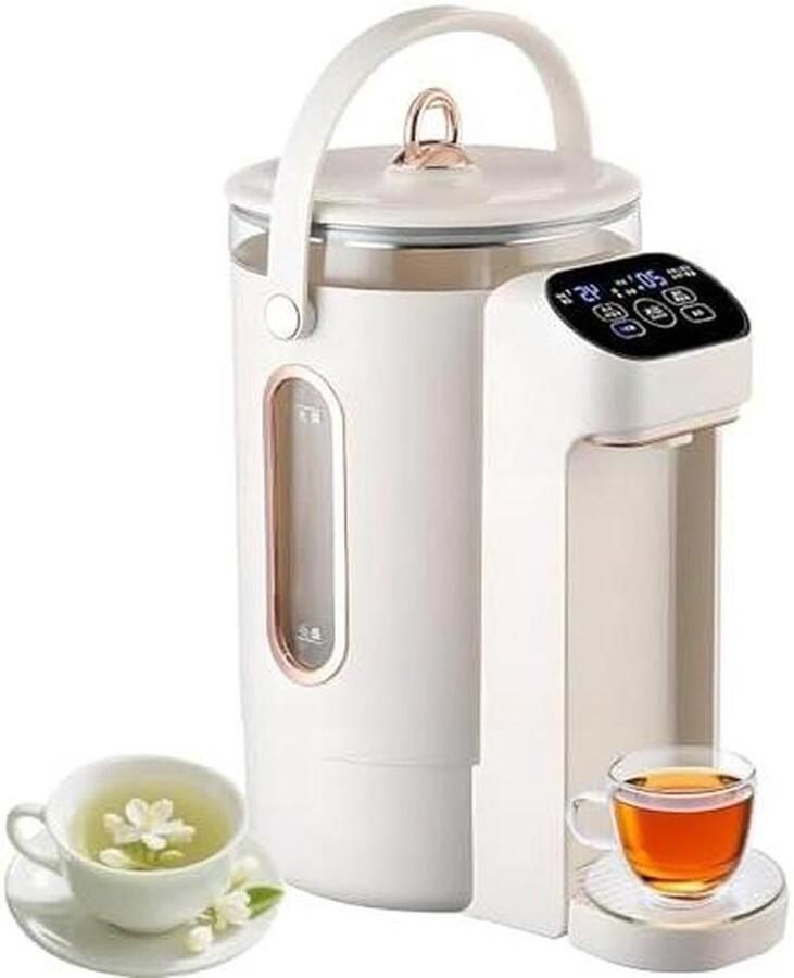 Warmwaterdispenser Waterdispenser Waterkoker Snel Water Verwarmen Instelbare Temperatuur 4L Wit